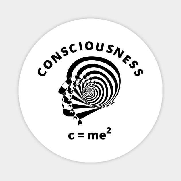 The Consciousness Formula Magnet by tztees